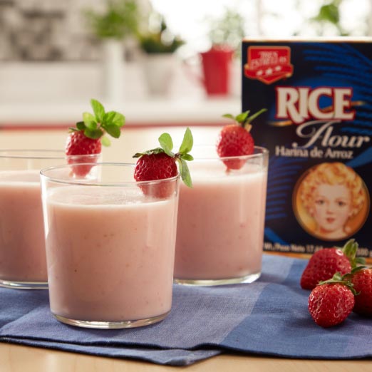 strawberry-rice-flour-shake-with-yogurt